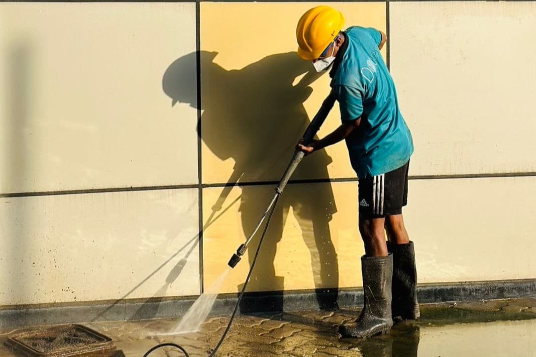 Pavement cleaning services