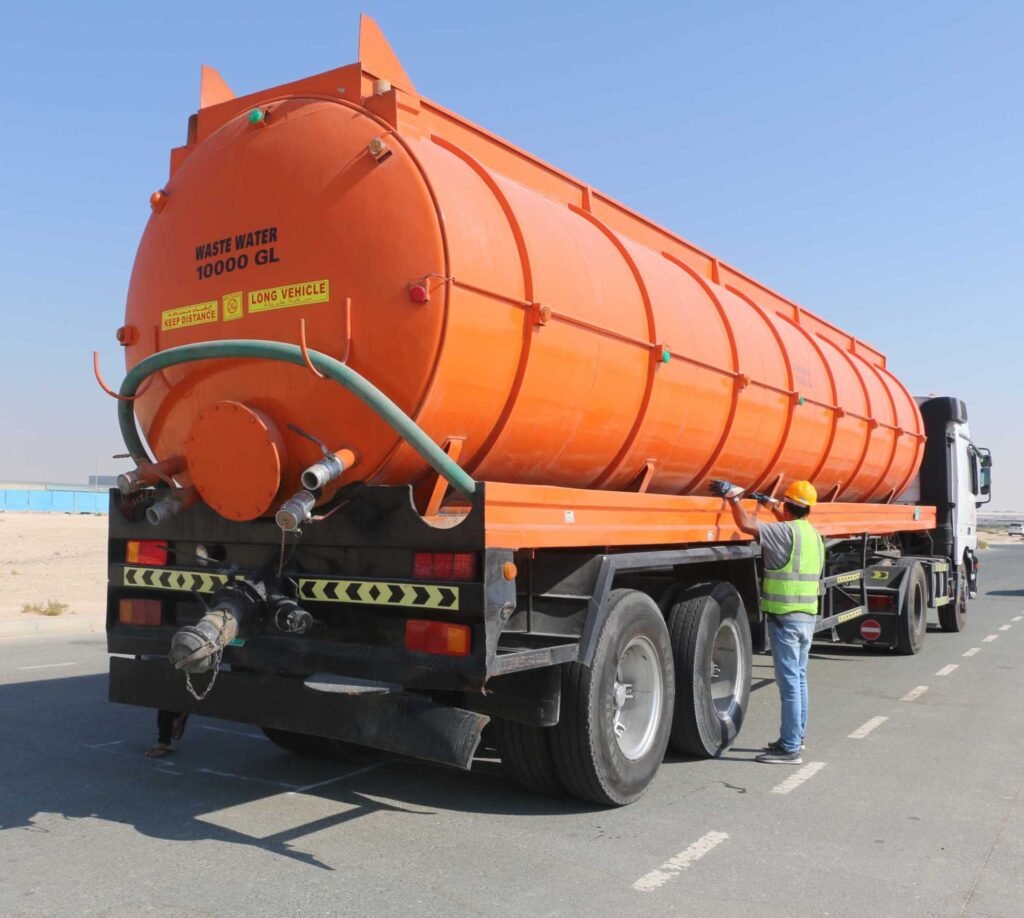 Trade wastewater tanker