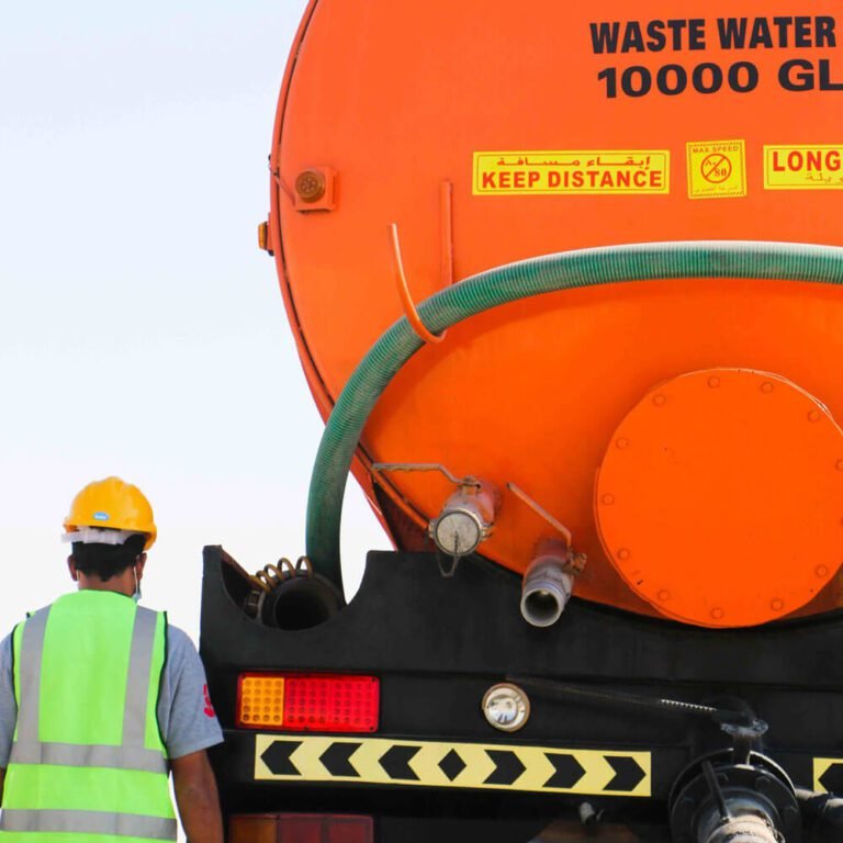 Waste water collection service in dubai