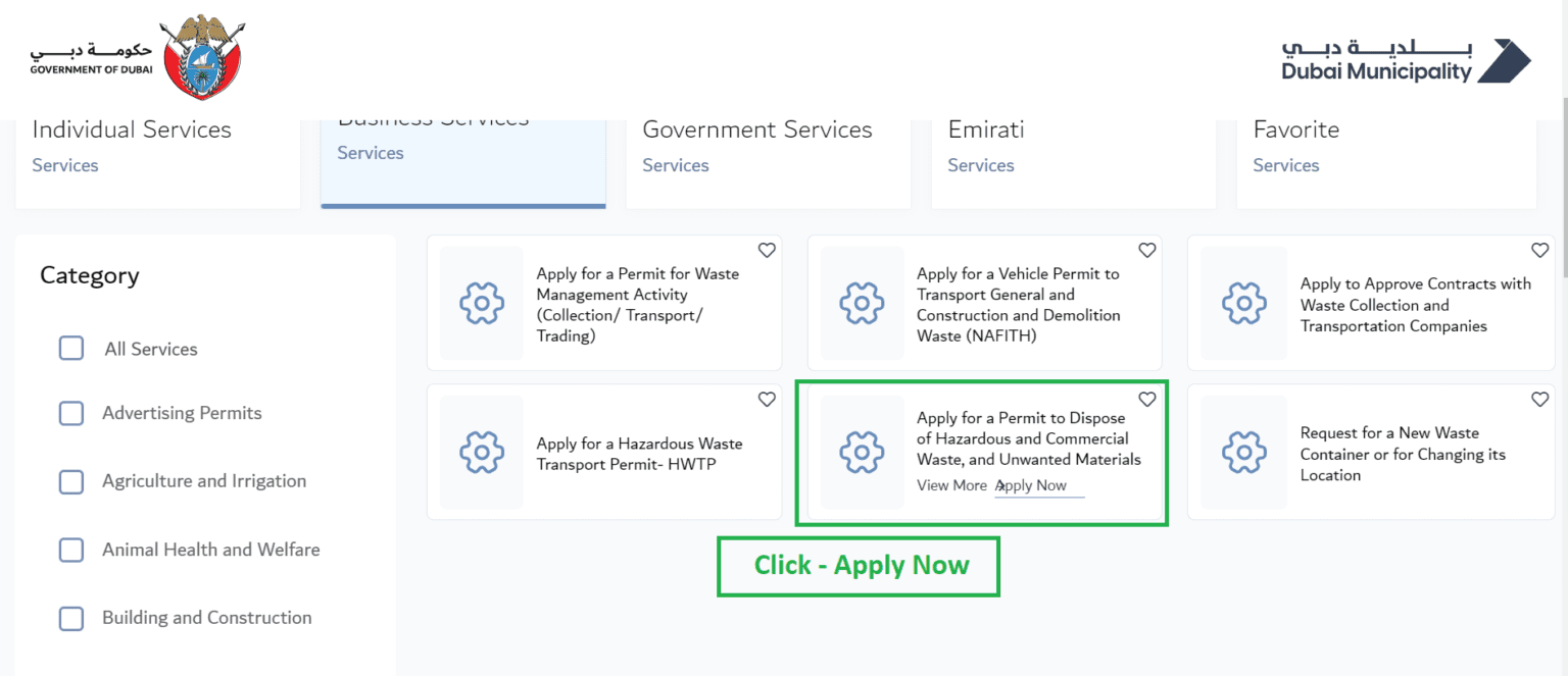 How to Apply for a Dubai Municipality WDS Permit for Chemical Waste Disposal with Dotless