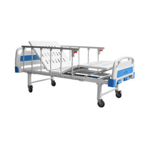 Manual Two Function Hospital Bed with Mattress