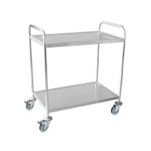 Stainless Steel Trolley with 2 Shelves