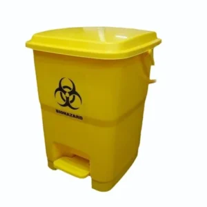 Yellow Drum Bin 35 Ltr Biohazard Waste Bin